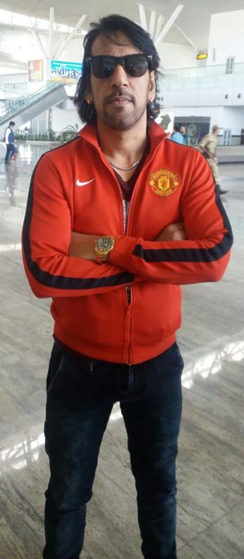Ashok Mastie In Red Jacket