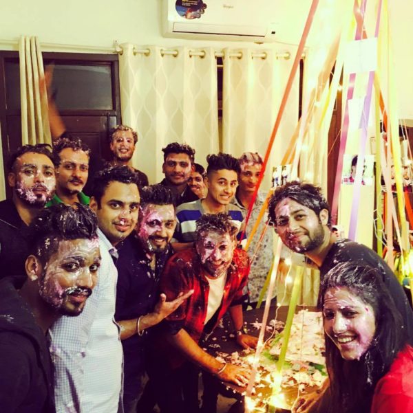 Babbal Rai During Celebrating Birthday