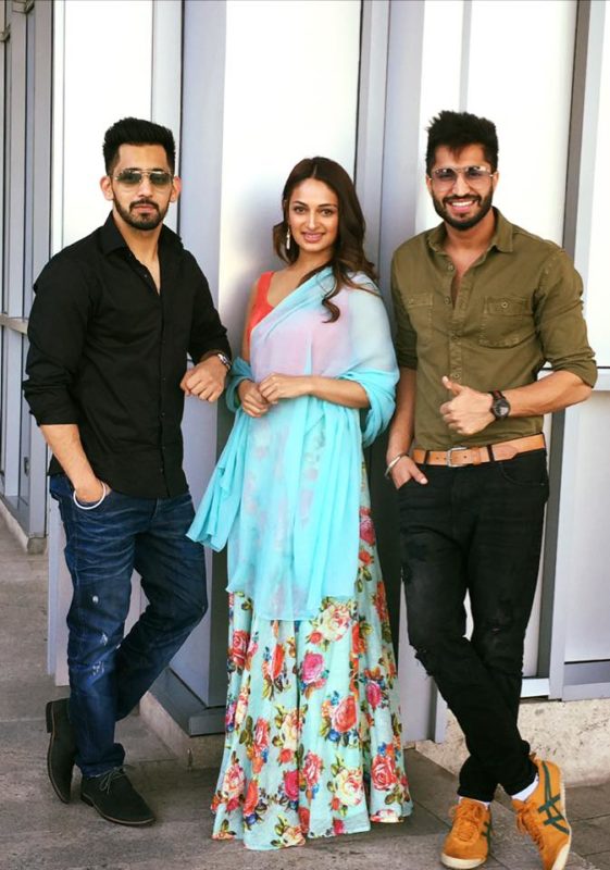 Babbal Rai with Jassi Gill And Model