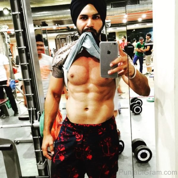 Balraj Singh Khehra At Gym-002