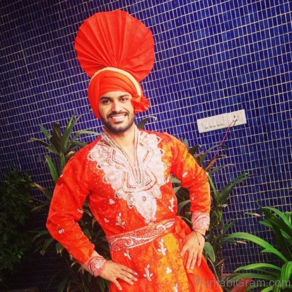 Balraj Singh Khehra In Bhangra Dress-141