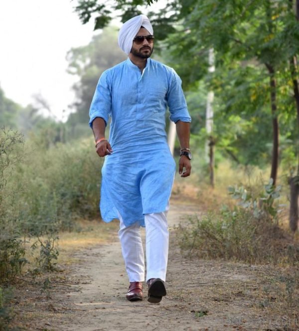 Balraj Singh Khehra In Indian Clothes-130