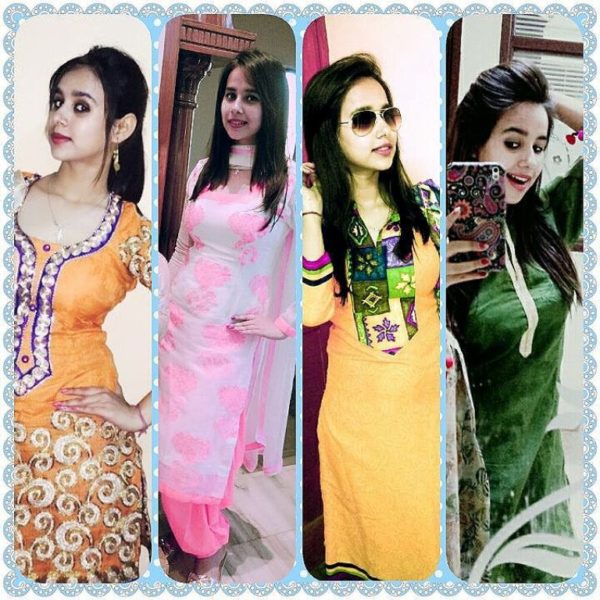 Diffrent Different Poses In Salwar Suit Of Sunanda Sharma-312