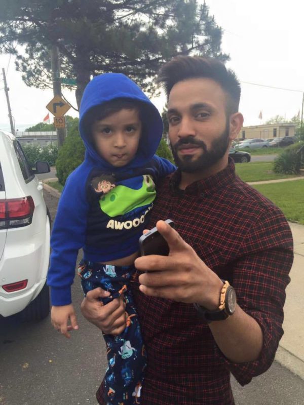 Dilpreet Dhillon With Cute Baby