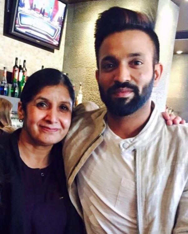 Dilpreet Dhillon with Mother