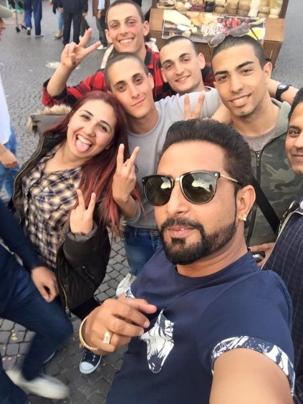 Geeta Zaildar Taking Selfie With Fans