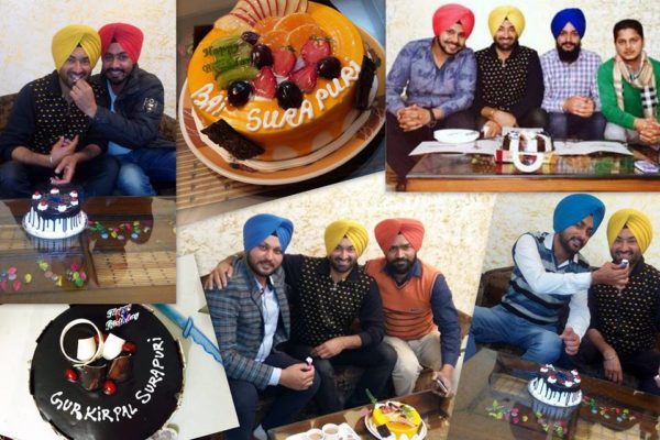 Gurkirpal Surapur During Celebrating Birthday With Friends