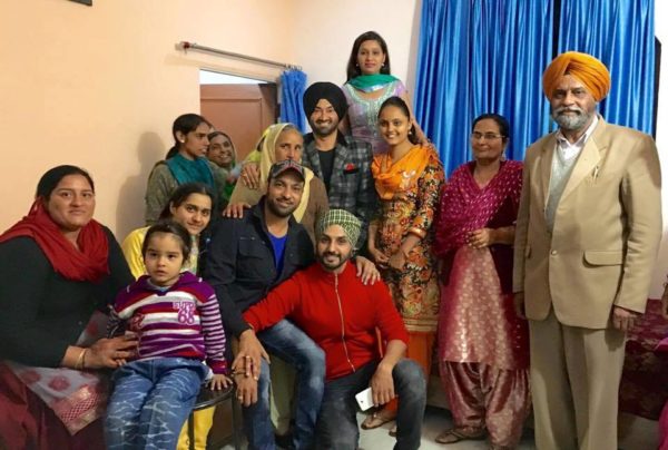 Gurkirpal Surapur With Family Picture