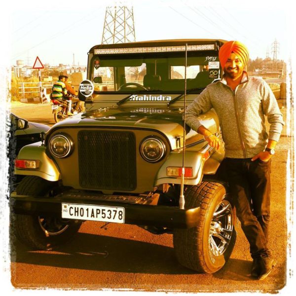 Gurkirpal Surapur With Jeep