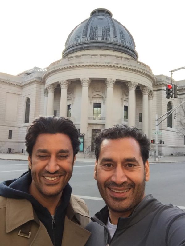 Gursewak Maan Selfie With Brother Harbhajan Maan