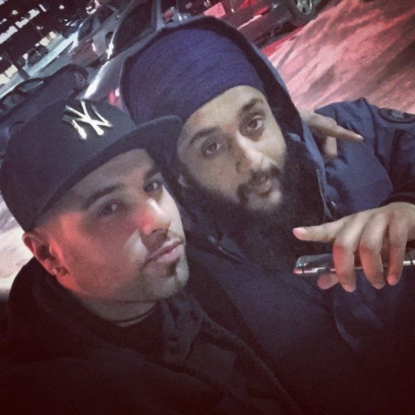 H-Dhami With Rapper Fateh