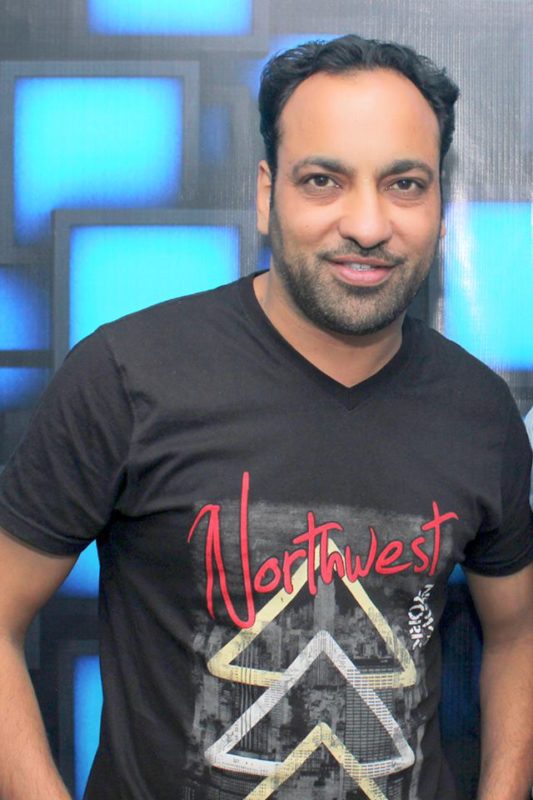 Harjit Harman In Black T-Shirt