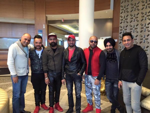 Harjit Harman With Punjabi Singer At Calgary