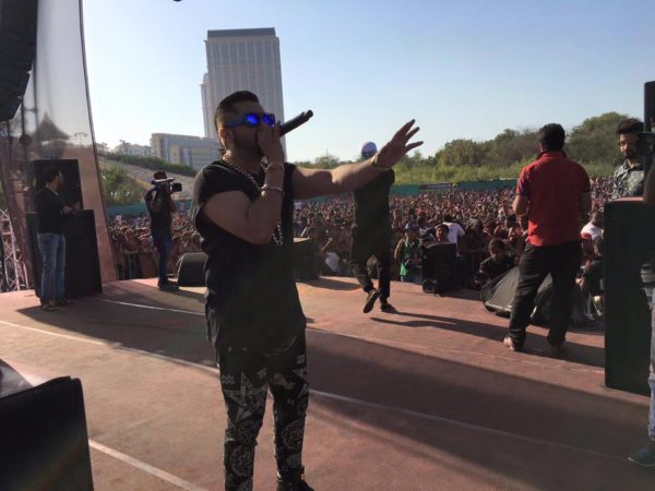 Honey Singh During Stage Show At Canada