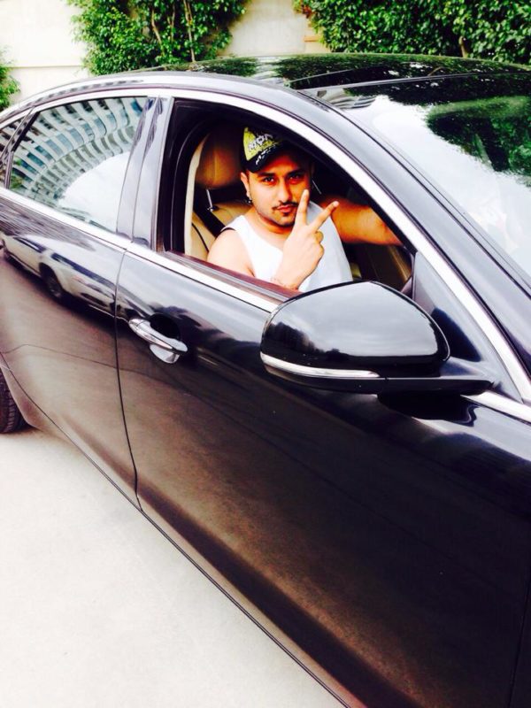 Honey Singh In Car