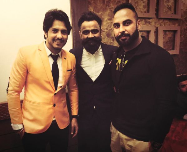 Jass Bajwa With Amrit Maan And Fan