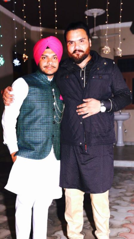 Kulbir Jhinjer With Brother
