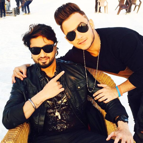 Milind Gaba With Singer Roshan Prince