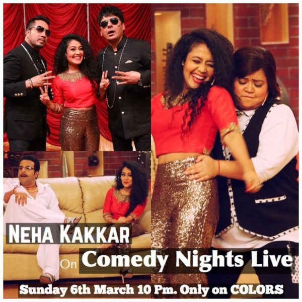 Neha Kakkar At Comdey Nights Live-094