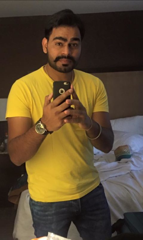 Prabh Gill In Yellow T-Shirt