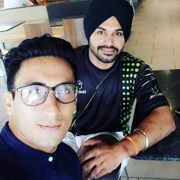 Selfie Of Balraj Singh Khehra With His Friend-133