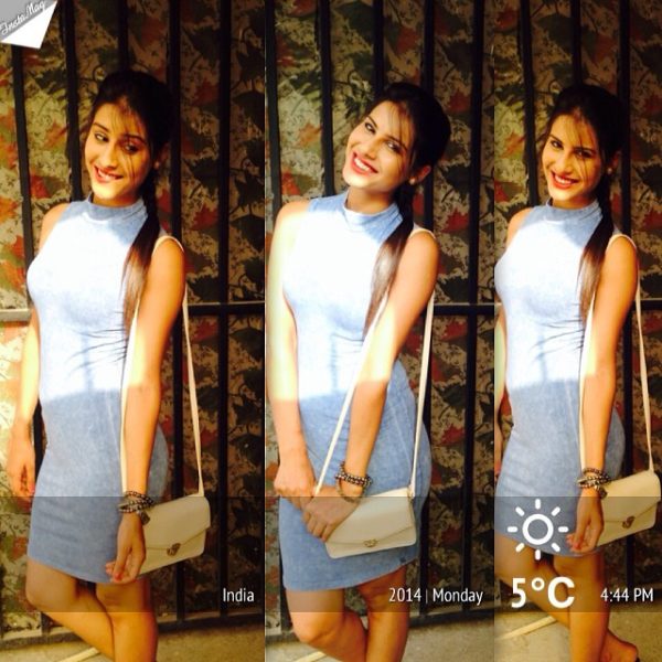 Sheetal Thakur Wearing Grey Outfit-090082