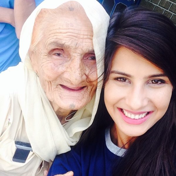 Sheetal With Old Woman-581