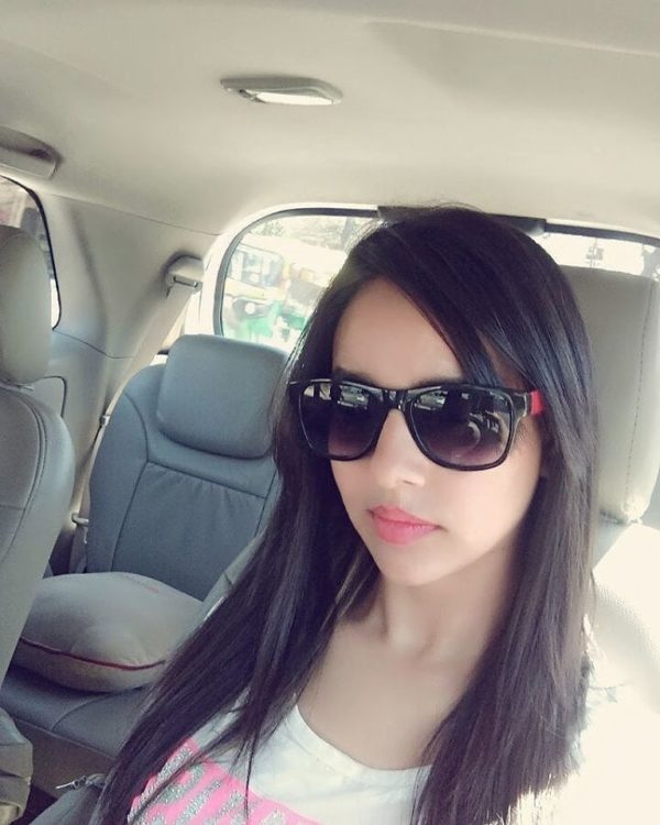 Sunanda Sharma In Car -119