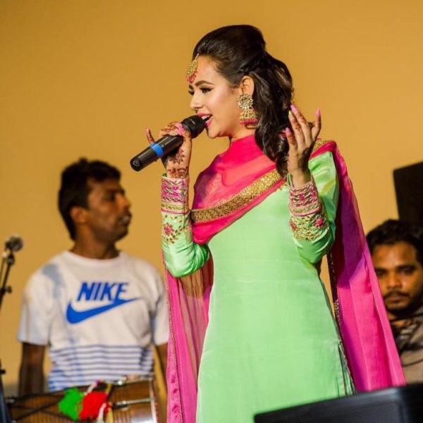 Sunanda Sharma In Parrot Green Colour-254