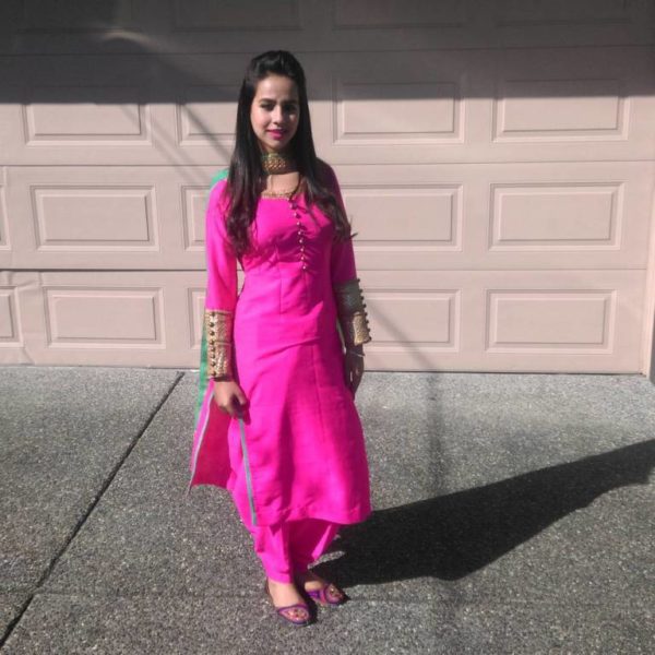 Sunanda Sharma In Pink Suit-343