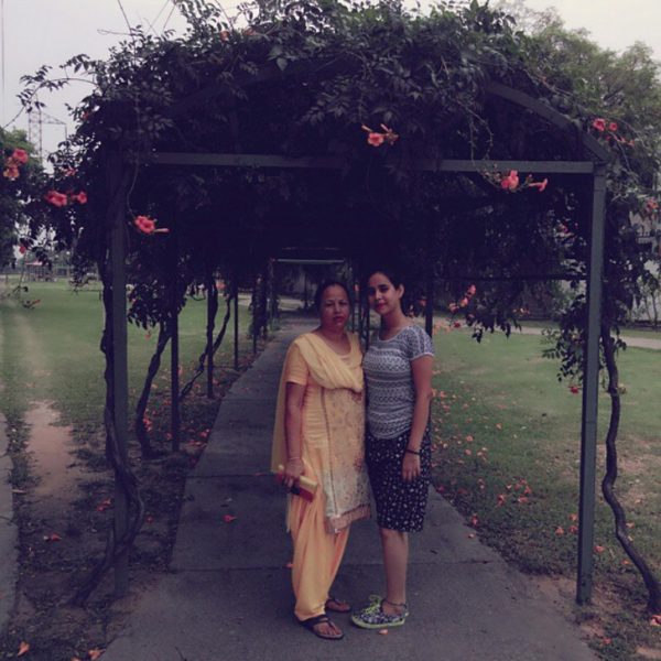 Sunanda Sharma Standing In Park -327