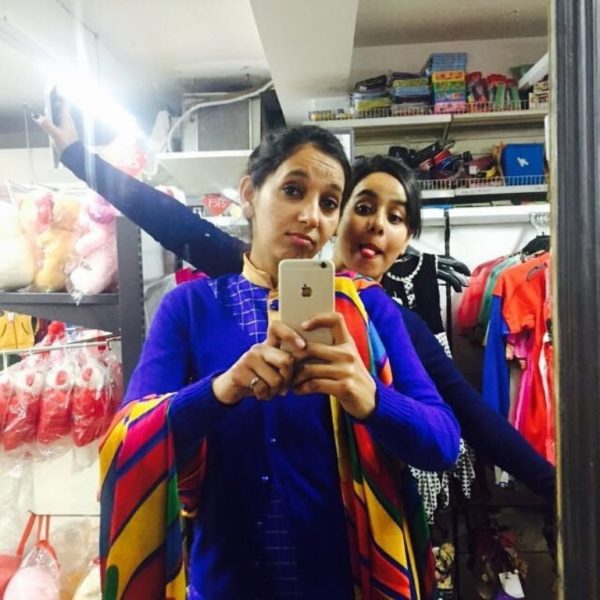 Sunanda Sharma Taking Selfie Front Of Mirror-072