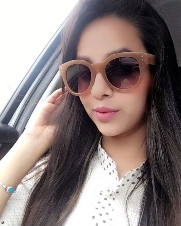 Sunanda Sharma Wearing Brown Goggles-215