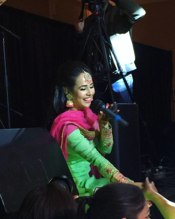 Sunanda Sharma  Wearing Green Salwaar Suit-143