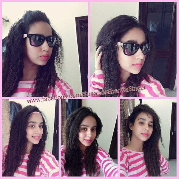 Sunanda Sharma With Curly Hairs-236