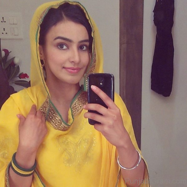 Ankita Sharma In Yellow Dress-008