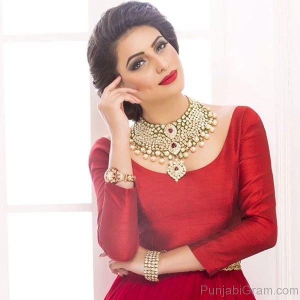 Ginni Kapoor In Red Dress-215