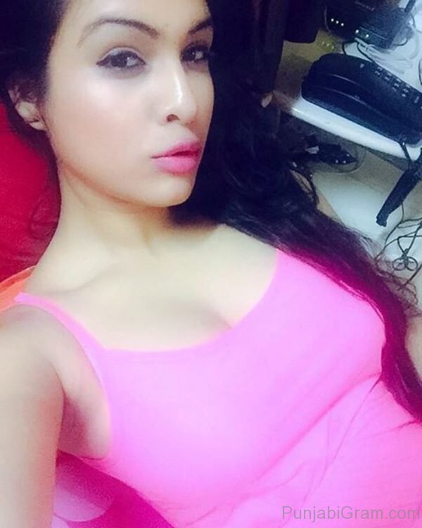 Neha Malik In Pink Top-0133