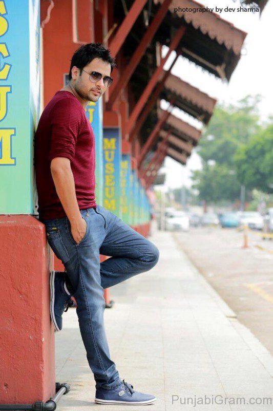 Amrinder gill looking cool