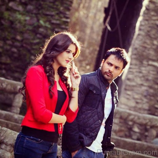 Amrinder gill with model