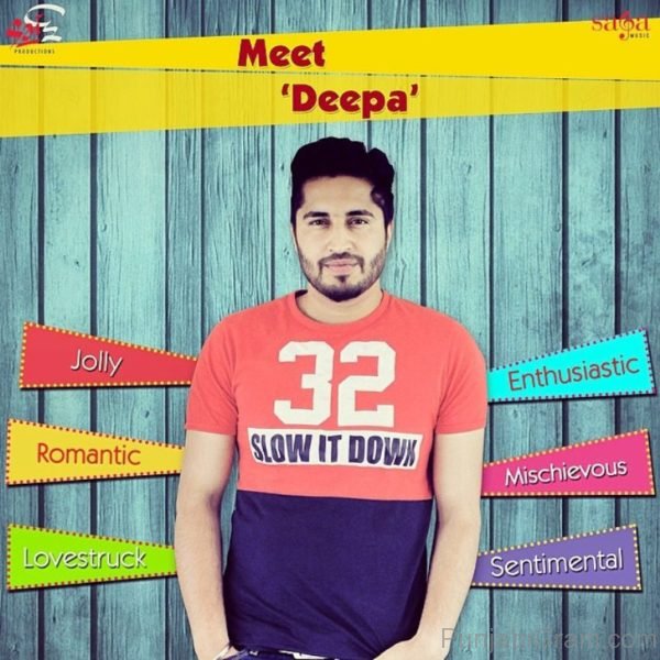 Jassi Gill In Matching T- Shirt-543
