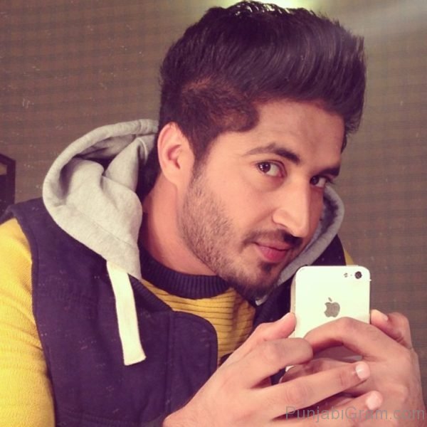 Jassi Gill In Yellow T-shirt-469
