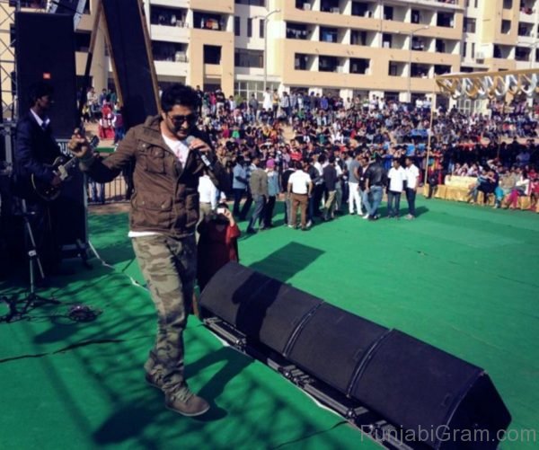 Jassi gill during stage performance 20