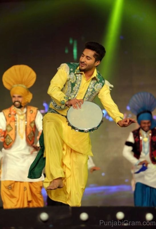 Jassi gill during stage performance