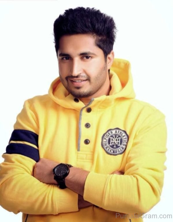 Jassi gill in yellow jacket
