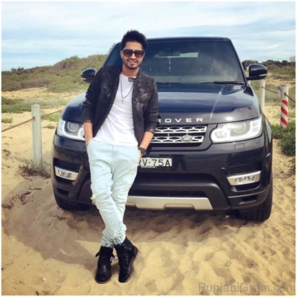 Jassi gill with car