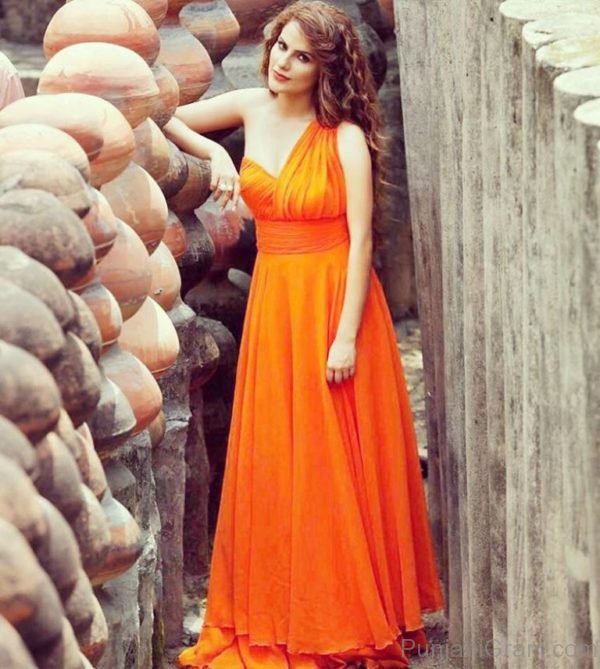Kashish Singh In Orange Dress-0191