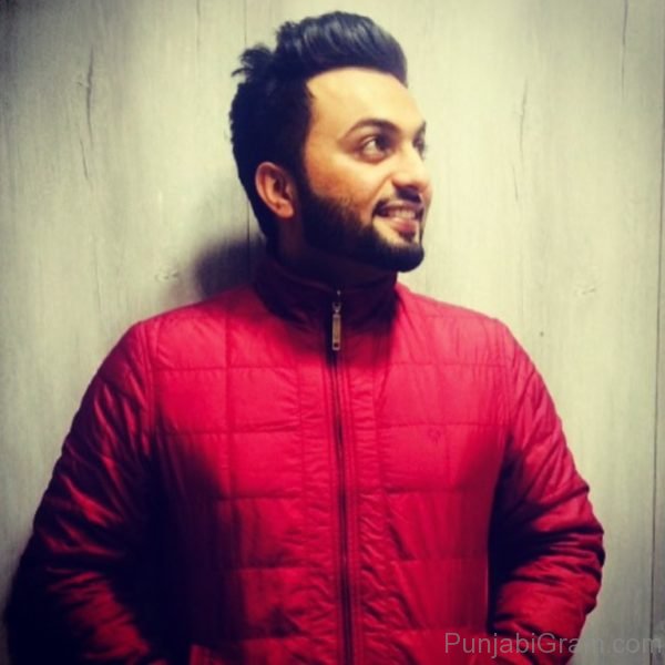 Pic Of Aarsh Benipal In Red Jacket-053