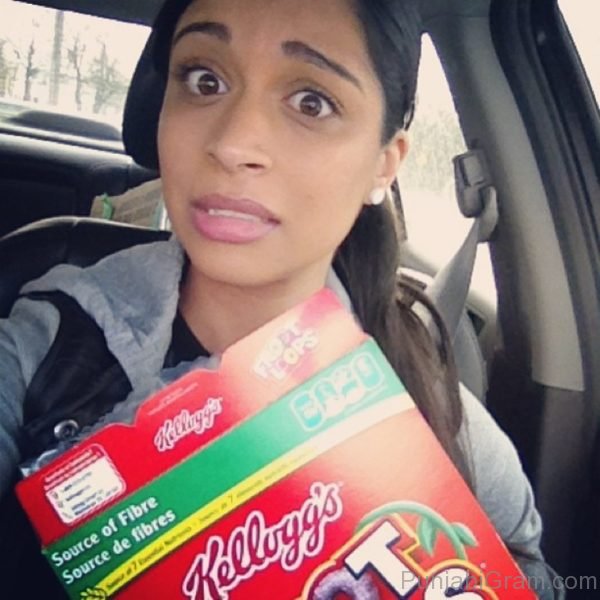 Photograph Of Lilly Singh Looking Sweet And Cute