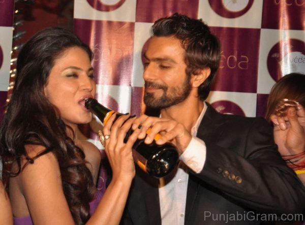 Ashmit Patel With Veena Malik